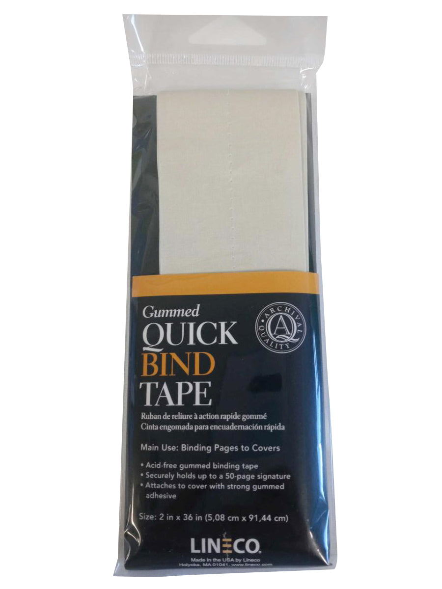 Lineco Gummed Quick Bind Tape - 2 x 36